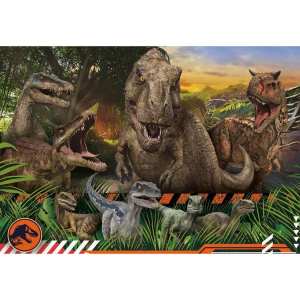 Puzzle 104 pièces : Jurassic World Camp Cretaceous - Clementoni-27545