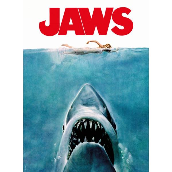 500 piece puzzle: Cult Movies: Jaws - Clementoni-35111