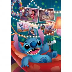 Puzzle 1000 pièces + Poster : Disney : Stitch