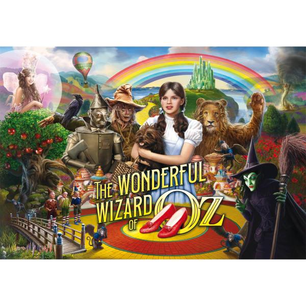 Puzzle 1000 pièces : Merveilleux Magicien d'Oz - Clementoni-39746
