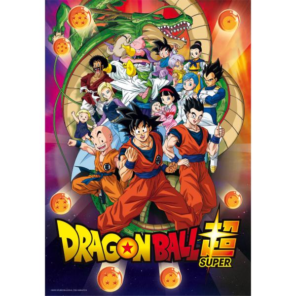 Puzzle 1000 pièces + poster : Dragon Ball - Clementoni-39919