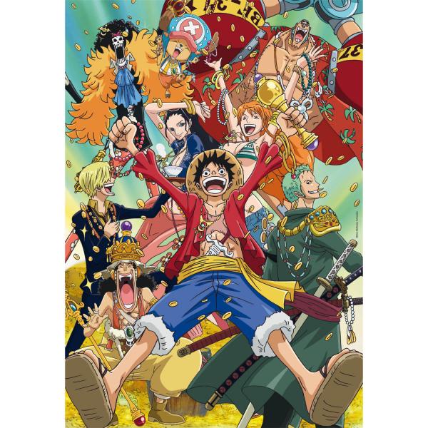 Puzzle 1000 pièces + poster : One Piece - Clementoni-39921