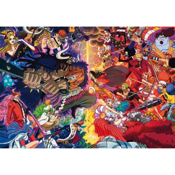 Puzzle 1000 pièces + poster : One Piece - Clementoni-39922