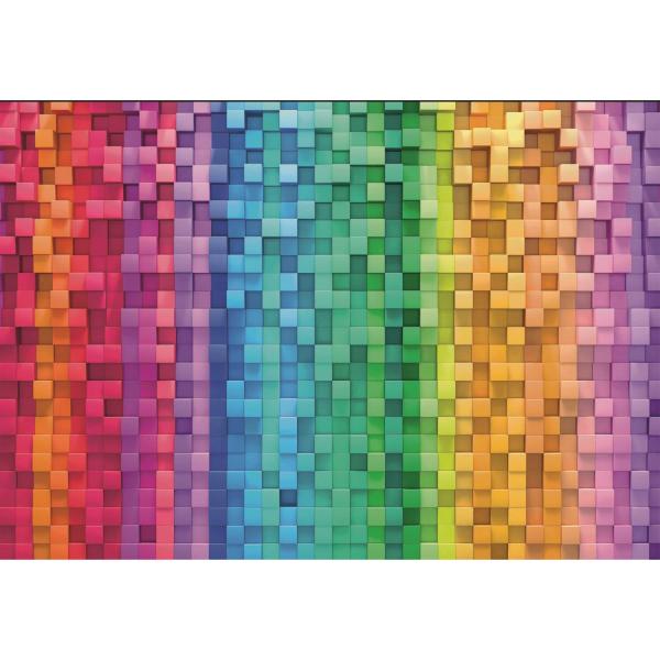 Puzzle 1500 pièces : Colorboom collection : Pixel - Clementoni-31689