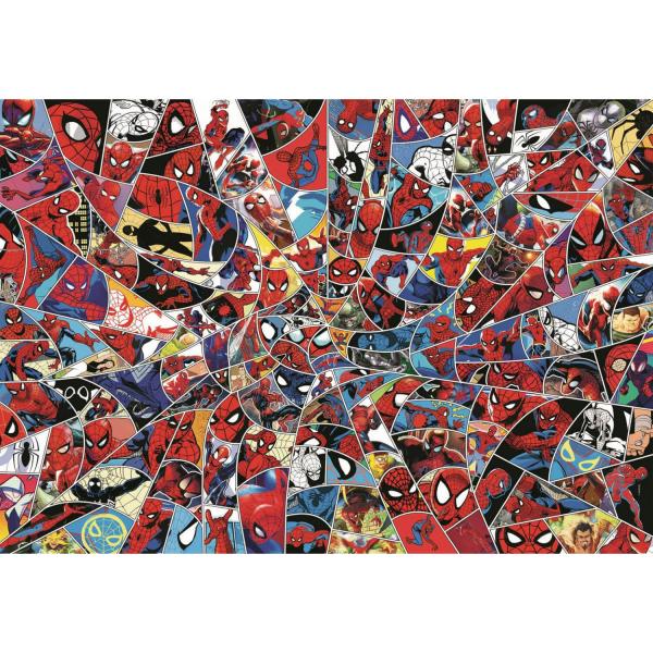 Puzzle 1000 pièces : Impossible Puzzle : Spider-Man - Clementoni-39657