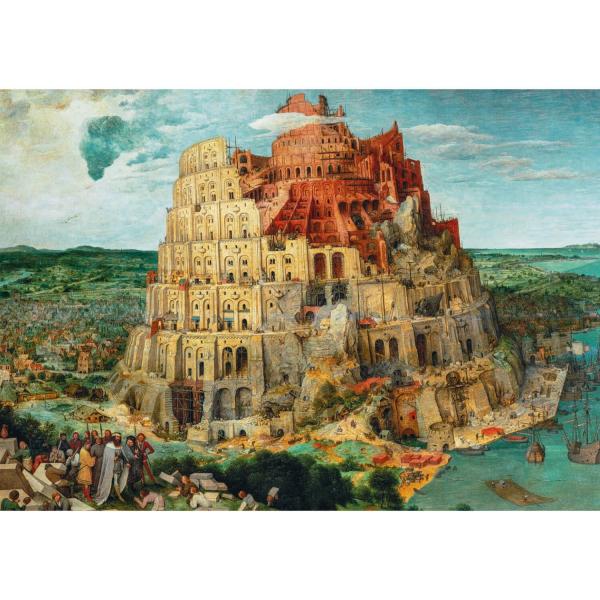 1500 piece puzzle :Museum: The Tower of Babel, Brueghel - Clementoni-31691