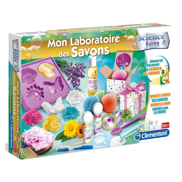 Science et jeu : Mon laboratoire des savons - Clementoni-52277