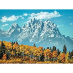 500 pieces puzzle: Grand Teton in the fall