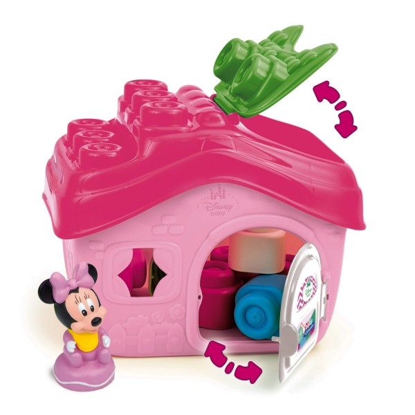Cubes souples Baby Clemmy : La maison de Minnie - Clementoni-14951