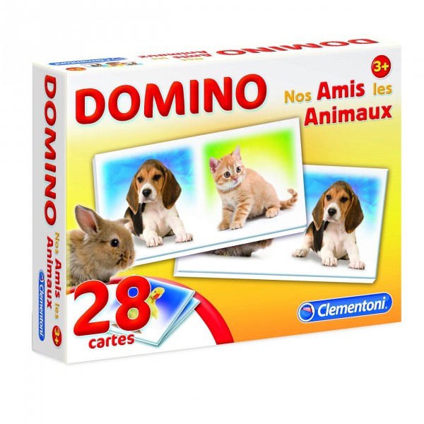 Domino Pocket Nos Amis les Animaux - Clementoni-62479
