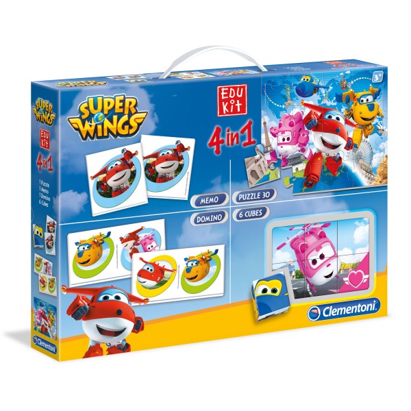 Edukit 4 en 1 : Super Wings - Clementoni-52236