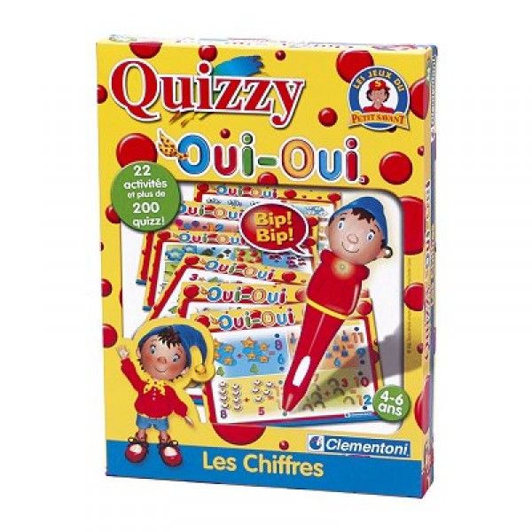 Les jeux du petit savant Quizzy Oui-Oui : Les chiffres - Clementoni-62940