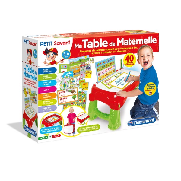 Ma table de Maternelle  36 ans - Clementoni-52201