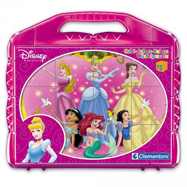 Malette 12 cubes Disney : Princesse Disney - Clementoni-41181