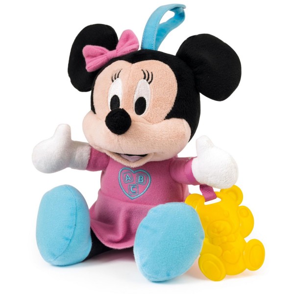 Peluche Baby Minnie : Douces découvertes - Clementoni-52083