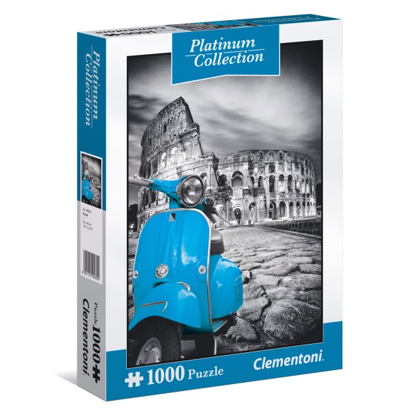 Puzzle 1000 pièces : Platinum Collection : Rome, Italie - Clementoni-39399