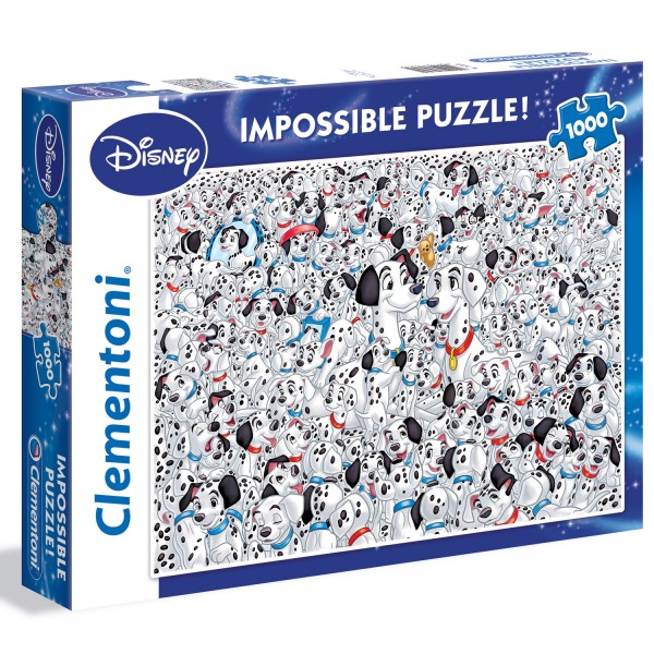 Puzzle 1000 pièces : Les 101 Dalmatiens - Clementoni-39358