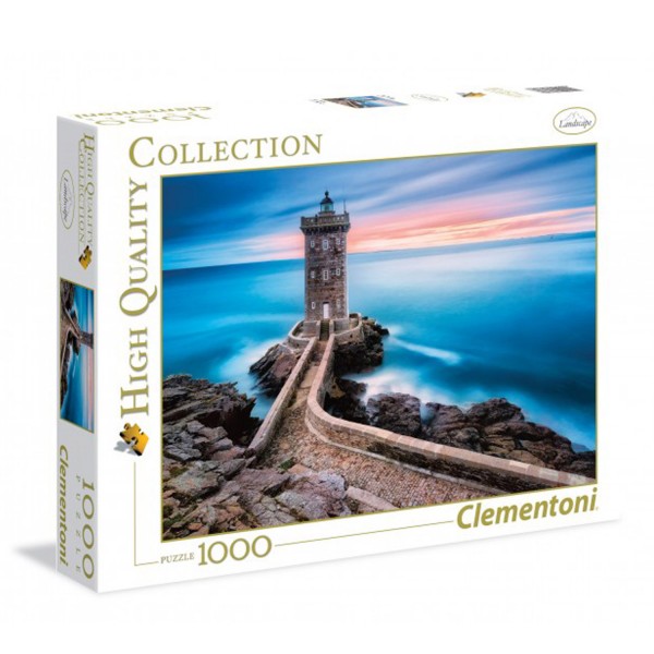 1000 Teile Puzzle: Kermovan Leuchtturm - Clementoni-39334