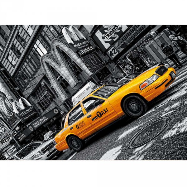 Puzzle 1000 pièces : Taxi new-yorkais - Clementoni-39274