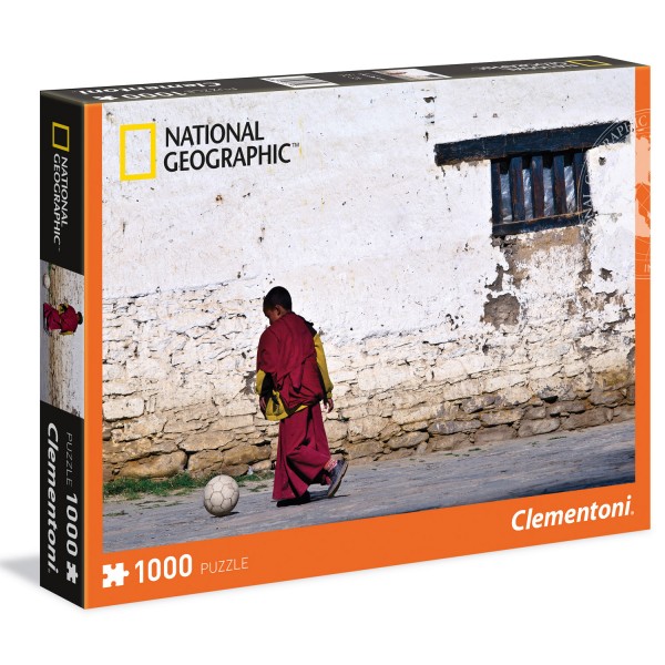 Puzzle 1000 pièces National Geographic : Jeune Moine Bouddhiste - Clementoni-39355