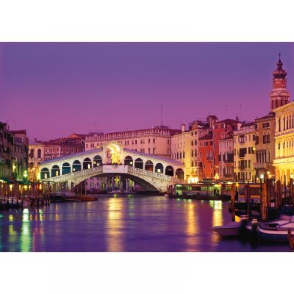 Puzzle 1000 pièces - Pont du Rialto, Venise - Clementoni-39068