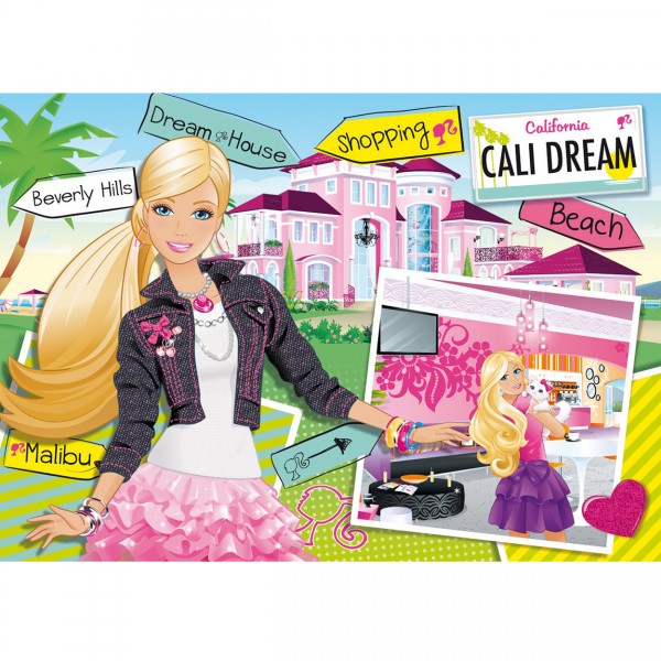 Puzzle 104 pièces : Barbie - Clementoni-27876