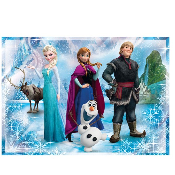 Puzzle 104 pièces : La Reine des Neiges (Frozen) - Clementoni-20702