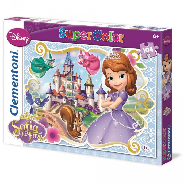 Puzzle 104 pièces : Princesse Sofia :  Prête à devenir princesse - Clementoni-27893