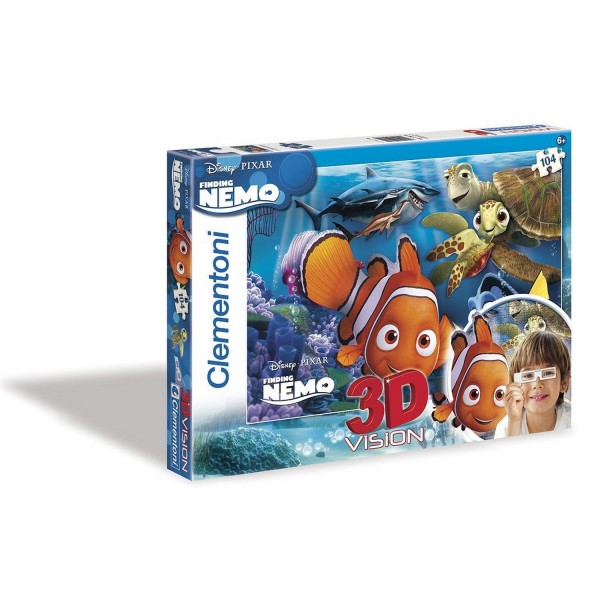 Puzzle 104 pièces Effet 3D : Némo - Clementoni-20070