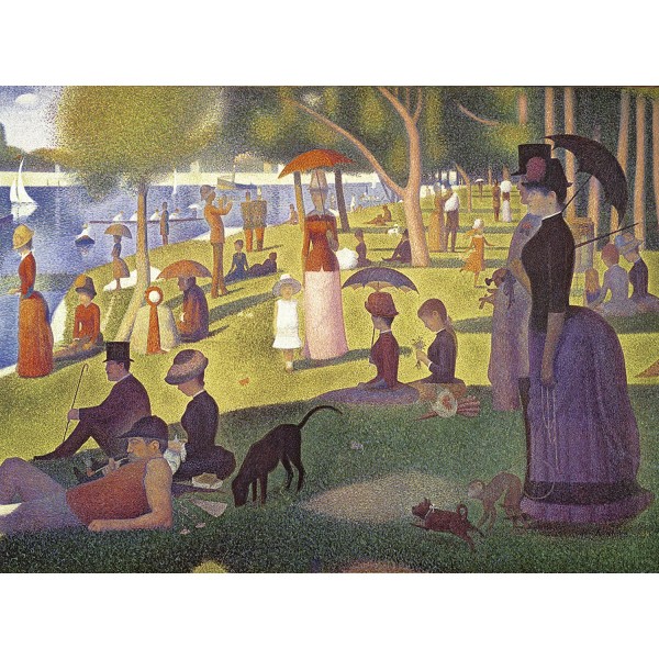 Puzzle 1500 pièces : Georges Seurat : Un dimanche après-midi à l'île de la Grande Jatte - Clementoni-31996