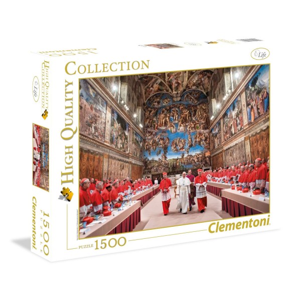 Puzzle 1500 pièces : Pape François - Clementoni-31598
