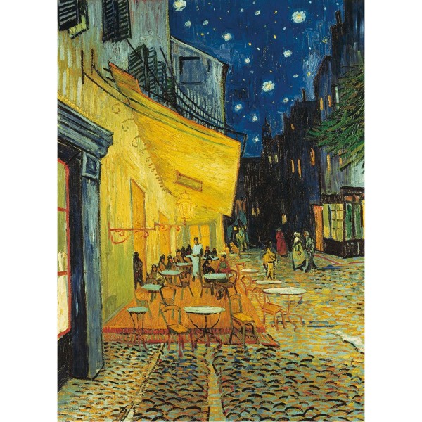 Puzzle 1500 pièces : Terrasse du café le soir, Van Gogh - Clementoni-31667