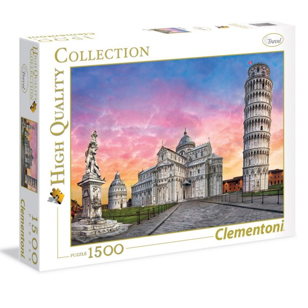 Puzzle 1500 pièces : Tour de Pise - Clementoni-31674
