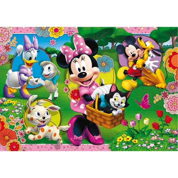 Puzzle 2 x 20 pièces : Minnie et ses amis - Clementoni-24724