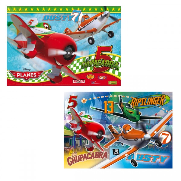 Puzzle 2 x 20 pièces : Planes - Clementoni-24726