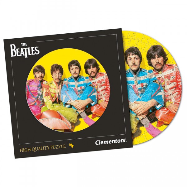 Puzzle 212 pièces rond : The Beatles : With a Little Help from my Friends - Clementoni-21400