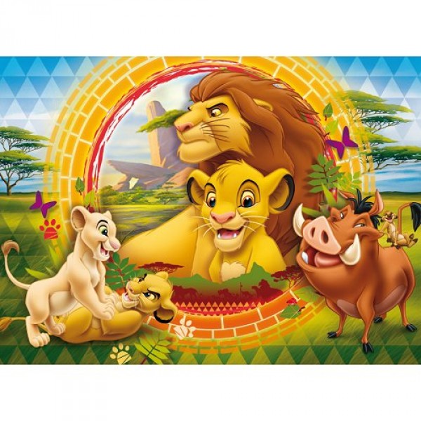 Puzzle 24 pièces maxi - Le roi lion - Clementoni-24415