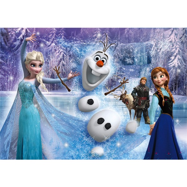 Puzzle 24 pièces maxi : La Reine des Neiges Frozen - Clementoni-24461