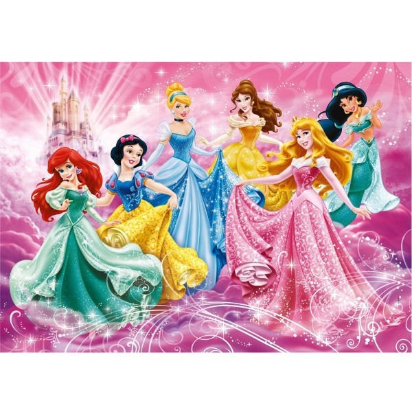 Puzzle 24 pièces maxi : Princesses Disney - Clementoni-24466