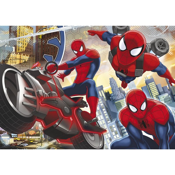 Puzzle 24 pièces maxi : Ultimate Spiderman en action - Clementoni-24437