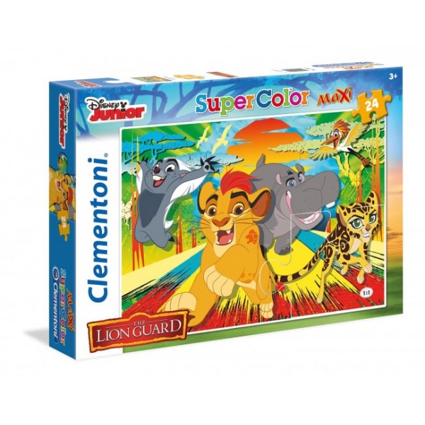 Puzzle 24 pièces Maxi La Garde du Roi Lion - Clementoni-24056