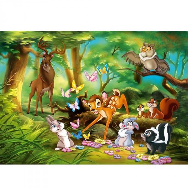 Puzzle 250 pièces - Bambi : Les amis de la forêt - Clementoni-29429