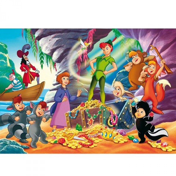 Puzzle 250 pièces - Peter Pan : Le trésor - Clementoni-29603