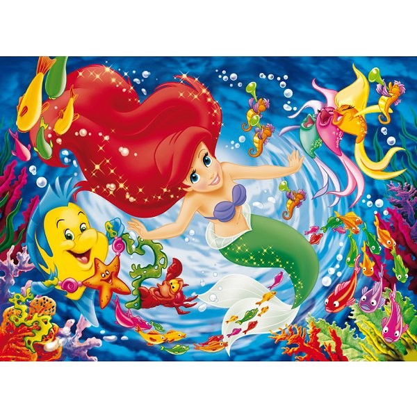 Puzzle 250 pièces - Princesses Disney : Ariel et ses amis - Clementoni-29661