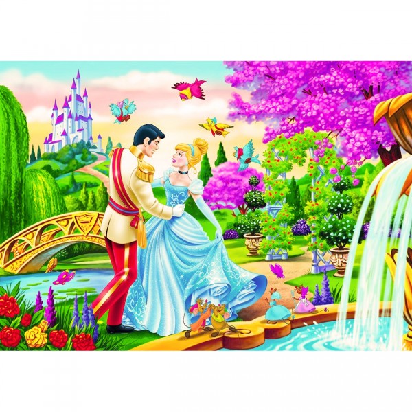 Puzzle 250 pièces : Princesses Disney : Cendriilon et son prince - Clementoni-29707