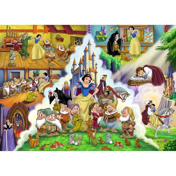 Puzzle 40 pièces - Puzzle de sol - Princesses Disney : L'histoire de Blanche-Neige - Clementoni-25428