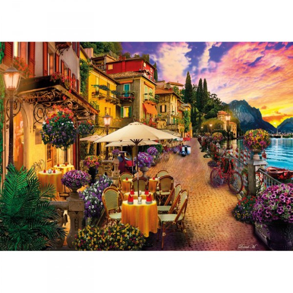 Puzzle 500 pièces : Un lieu de rêve, Mont Rose (Italie) - Clementoni-35041