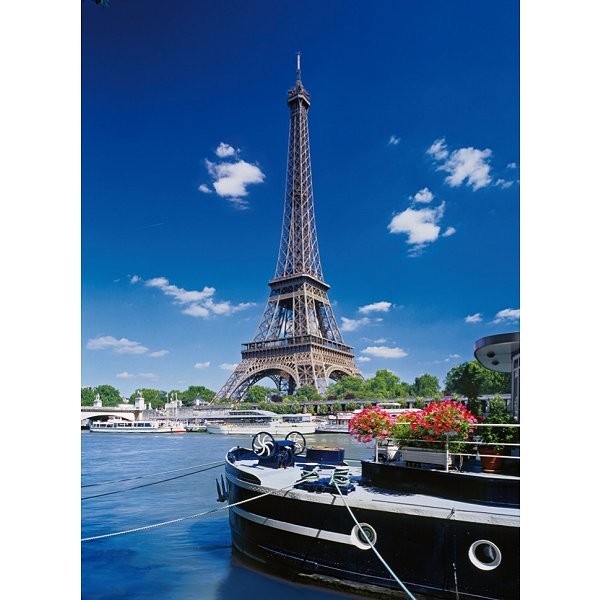 Puzzle 500 pièces - Paris : La Tour Eiffel depuis la Seine - Clementoni-30302
