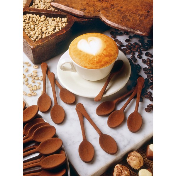 Puzzle 500 pièces : J'aime le cappuccino - Clementoni-30343