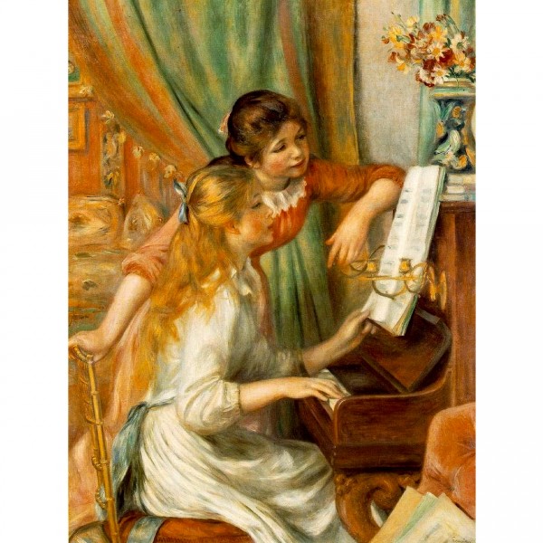 Puzzle 500 pièces : Renoir : Jeunes filles au piano - Clementoni-30525